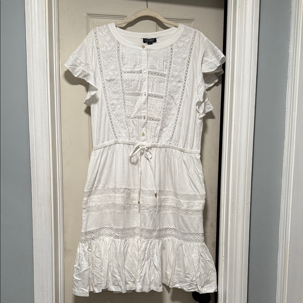 Lauren Ralph Lauren Ivory Button-Up Top